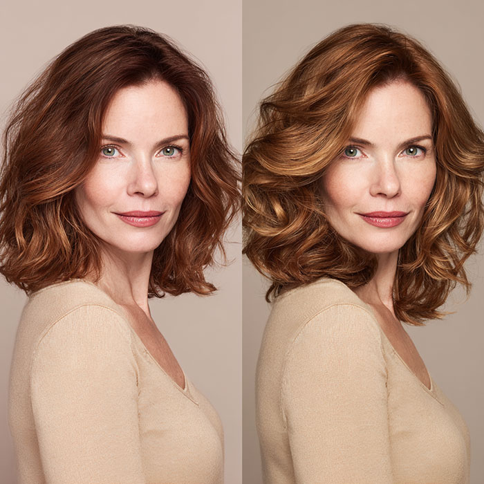 Hair Color & Highlights Before and After Client Image By Salon Vo Denver