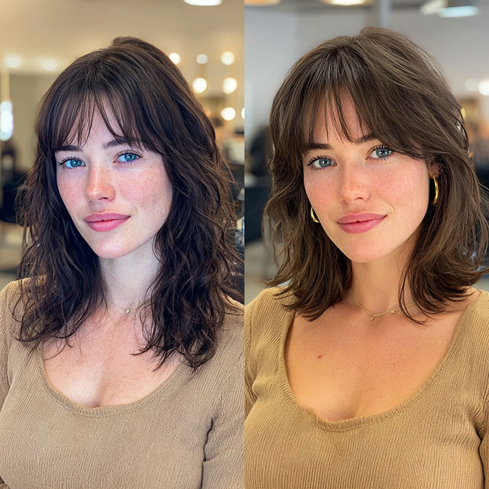 Hair Cut Service Before and After By Salon Vo Denver