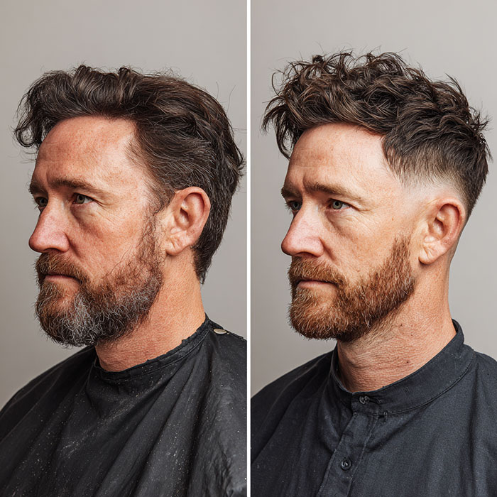 Hair Cut Service Before and After By Salon Vo Denver