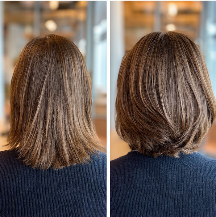 Hair Cut Service Before and After By Salon Vo Denver