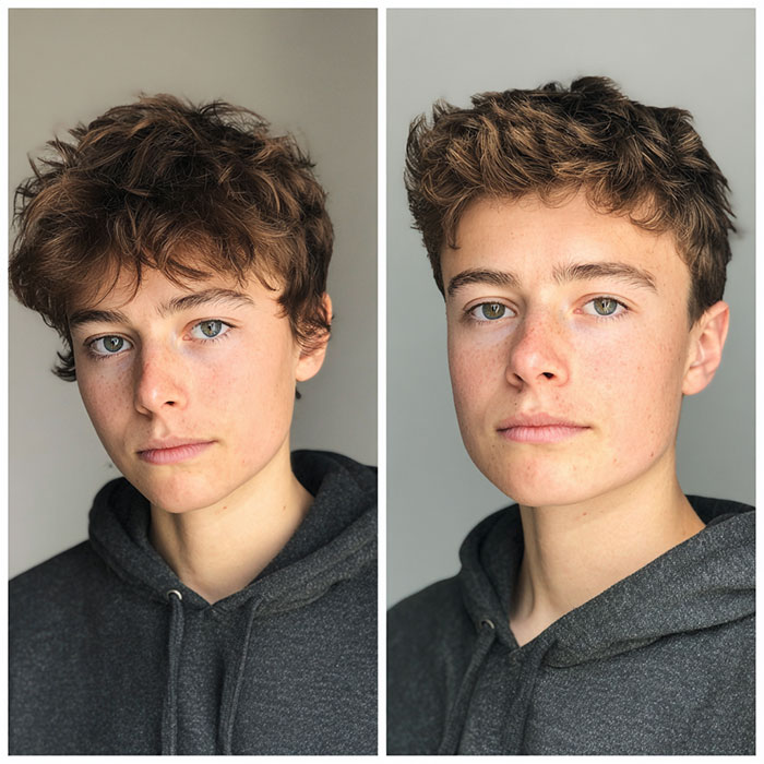 Hair Cut Service Before and After By Salon Vo Denver